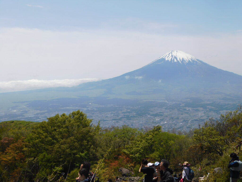 金時山山頂からの富士山
